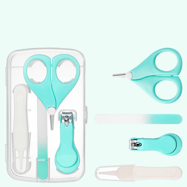 Baby Nail Care Set File, Clipper, Safety Clipper 4-Piece