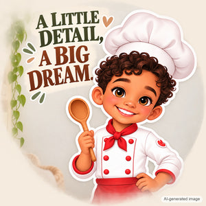 Personalized Chef Wall Decal from Photo, Dream Job Sticker, image 12