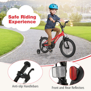 12-inch adjustable kids bike with reflectors and bell, perfect for 3-year-olds, shown at angle 23.