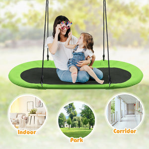 60 Inch Saucer Surf Outdoor Adjustable Swing Set - Electric for Infants