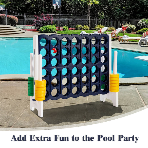 Jumbo 4 in a Row 4-to-Score Giant Game Set - Weather-Resistant
