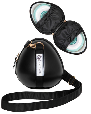 Sarah Wells Milkwear Wearable Pump Case – Hard Shell Organizer & Strap – Fits Most Wearable Pumps