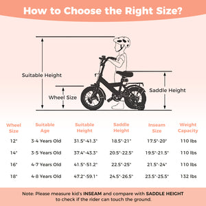 Adjustable 12-inch pink kids bike for ages 3-8 with stars and moon design, angled view.