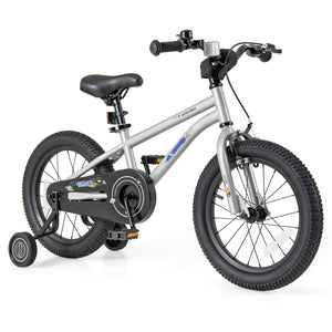 16-Inch Kids Bike Bicycle for Boys Girls 4-7 Adjustable with High Carbon Steel Frame