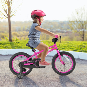 16-Inch Kids Bike for 4-7 Years Old Adjustable with Removable Training Wheels
