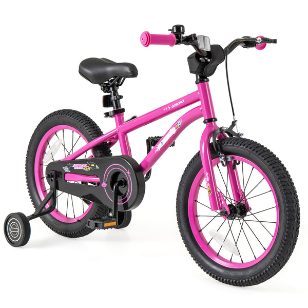 16-Inch Kids Bike for 4-7 Years Old Adjustable with Removable Training Wheels