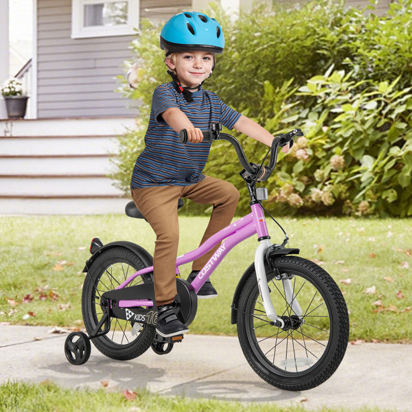 Kids Bike 14-Inch Children Training Bicycle with 2 Brake for 3