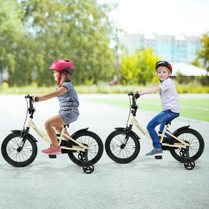 12-inch kids bike with removable training wheels, perfect for young riders, shown from angle 10.