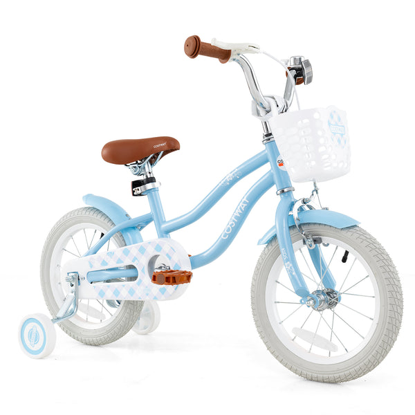 12-inch kids bike with adjustable handlebar and seat, perfect for toddlers aged 3, shown at angle 19.