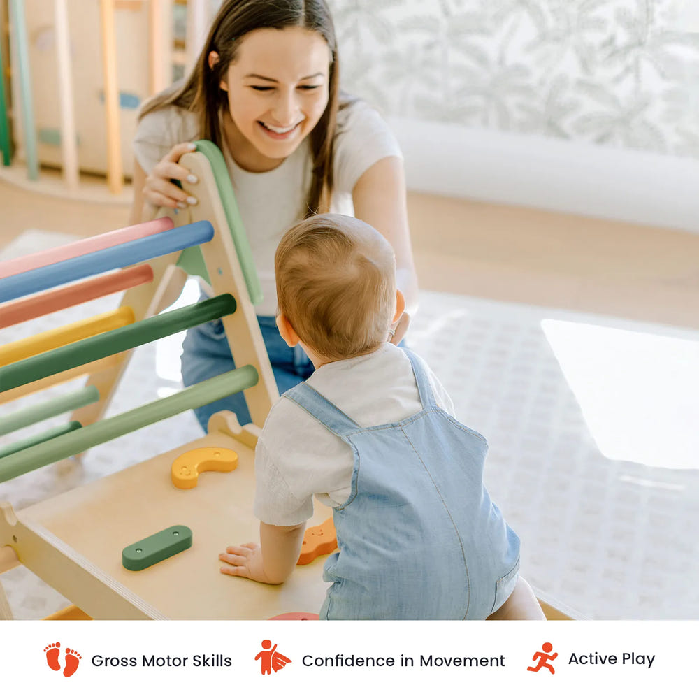Tiny Land® 7-in-1 Morandi Pikler Triangle Set