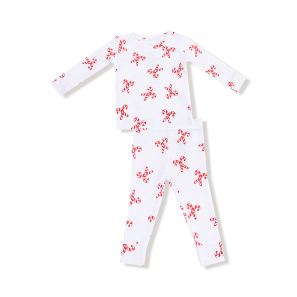 Candy Canes - Long Sleeve Loungewear Set