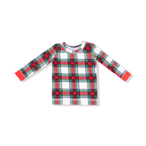 Holiday Plaid - Long Sleeve Loungewear Set