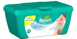 Pampers Baby Wipes Pop-Top Complete Clean 72 ct