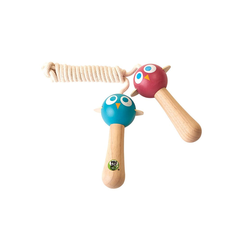 PBS Kids Bird Skipping Rope for outdoor play, featuring colorful design and fun bird graphics for active kids.