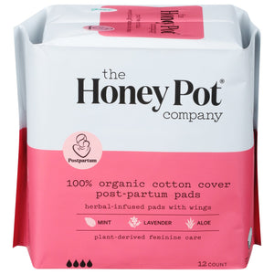 Cozy Farm The Honey Pot Extra Gentle Pads Postpartum Pack of 12