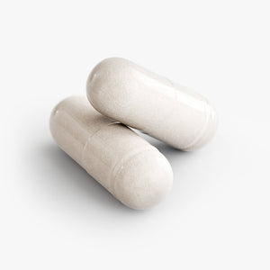 5-HTP supplement bottle, 60 ct, angled view, ideal for baby amino acids and blends support.