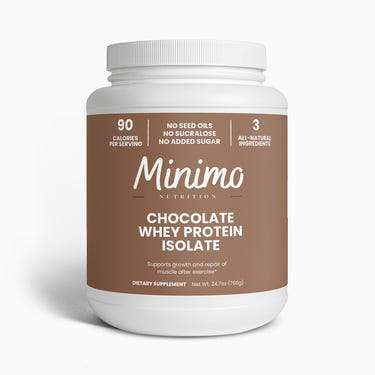 Chocolate Whey Isolate Protein Powder, 1.54 lbs - high-quality protein for muscle support and recovery.