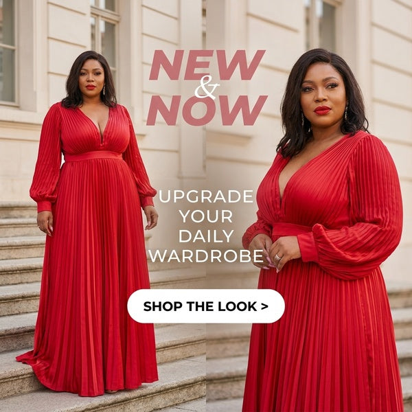 Commuter Plus Size Women's Dress - European & American Style