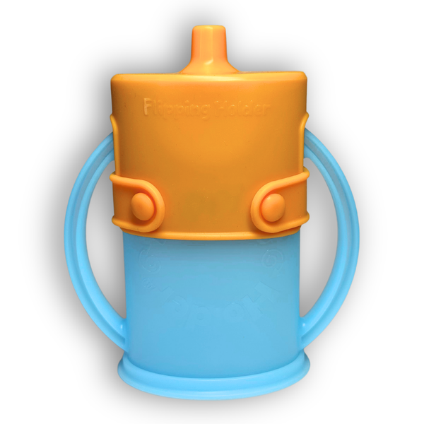 Spill-Proof Sip Top for Classic Flipping Holder