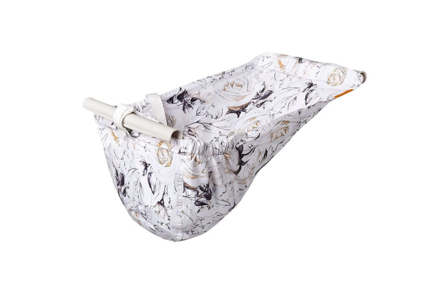 Baby Shopping Cart Hammock | Coming Up Roses Beautiful Floral Print
