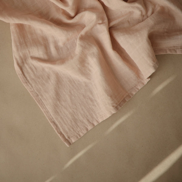 Mushie Organic Cotton Muslin Cloths 3-Pack Soft Baby Cloths
