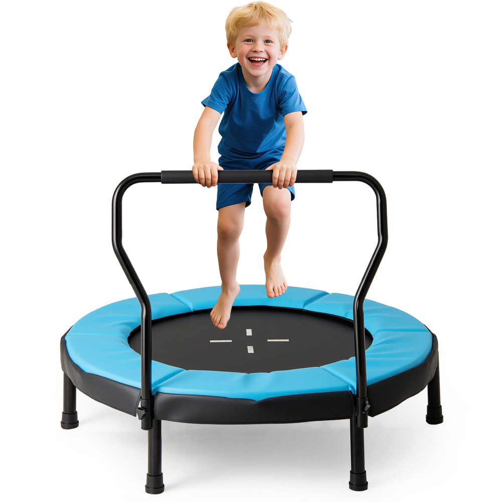40 Inch Trampoline for Kids Indoor Outdoor Fitness Trampoline