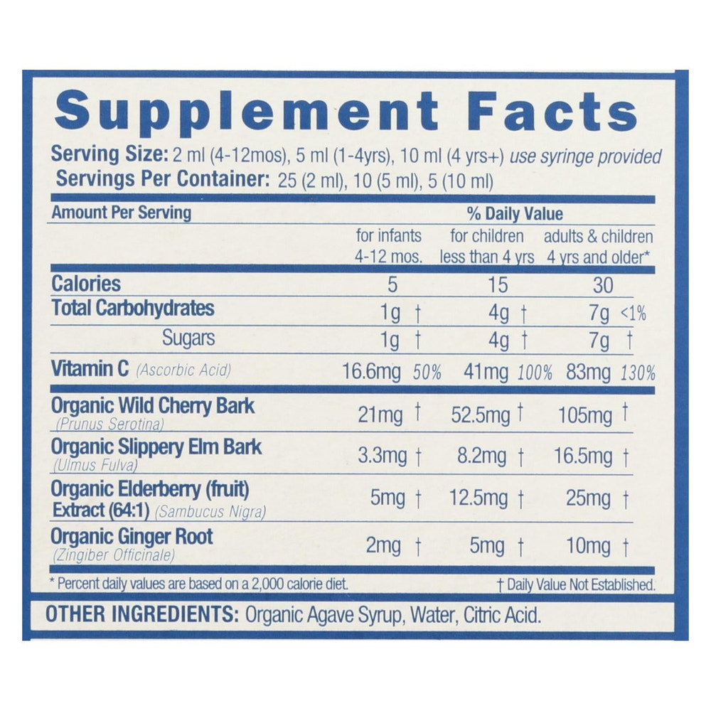 Mommy's Bliss Cold and Flu Gentle Relief Syrup for Babies - 1.67 Fl Oz