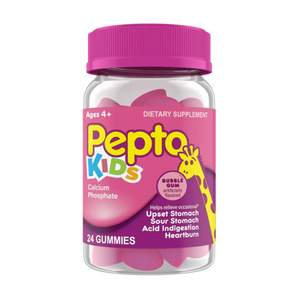 Pepto Kids Gummies Bubble Gum Flavor 24 ct