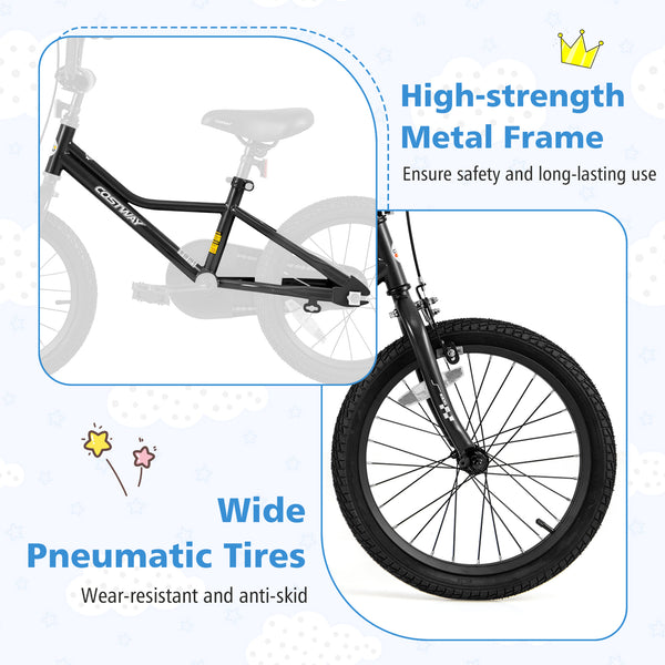 12-inch adjustable kids bike for ages 3-4, shown at a 28-degree angle, perfect for young riders.