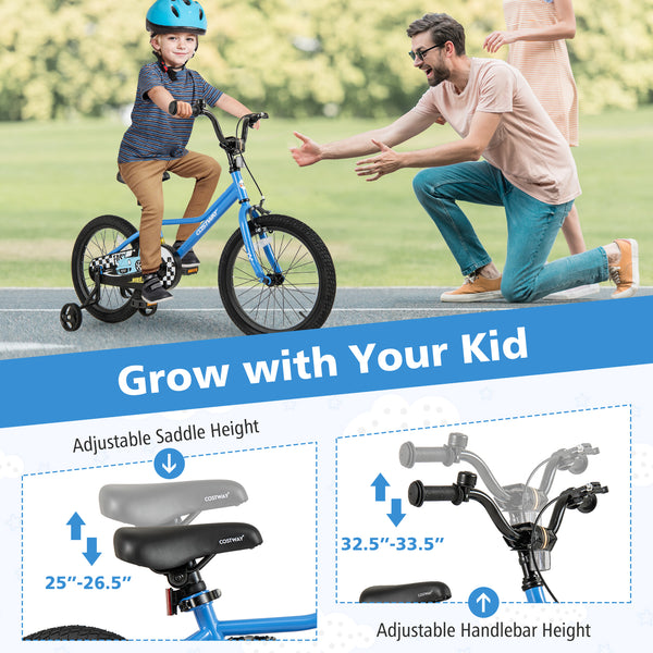 12-inch kids bike with removable training wheels for ages 3, viewed from angle 29, perfect for young riders.