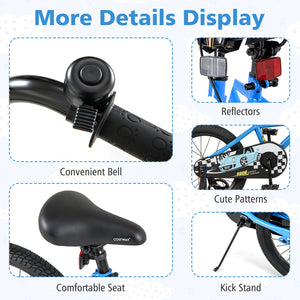 12-inch kids bike with removable training wheels, perfect for 3-year-olds, shown at angle 31.