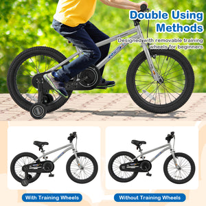 16-Inch Kids Bike Bicycle for Boys Girls 4-7 Adjustable with High Carbon Steel Frame