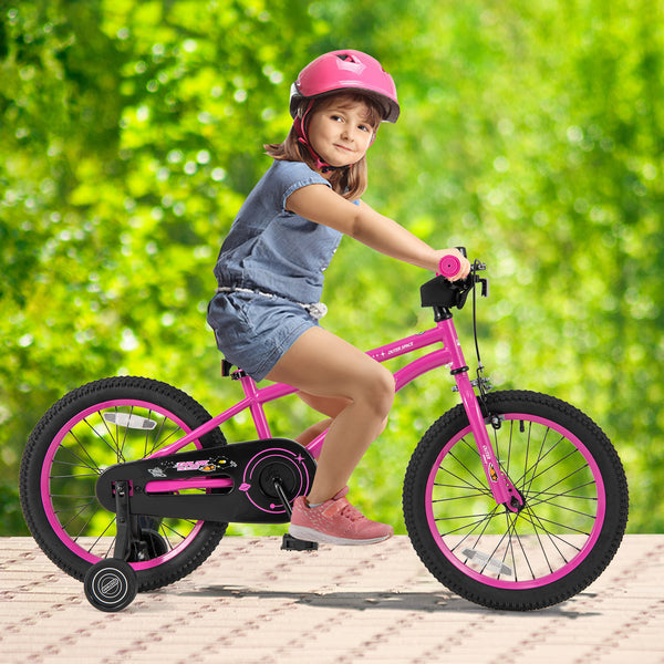16-Inch Kids Bike for 4-7 Years Old Adjustable with Removable Training Wheels