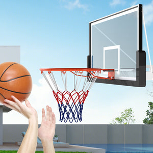 18" Basketball Rim Heavy Duty Wall Mounted Basketball Rim Goal Replacement
