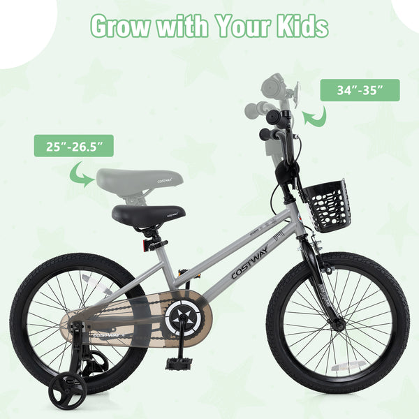 12-inch kids bike with adjustable seat and transparent chain cover, perfect for 3-year-olds. Angle 21 view.