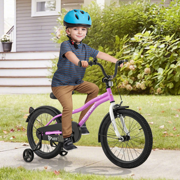 Kids Bike 14-Inch Children Training Bicycle with 2 Brake for 3