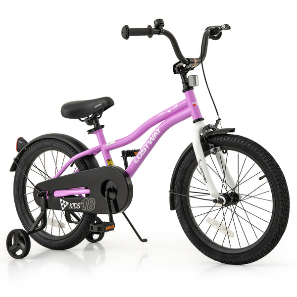 Kids Bike 14-Inch Children Training Bicycle with 2 Brake for 3