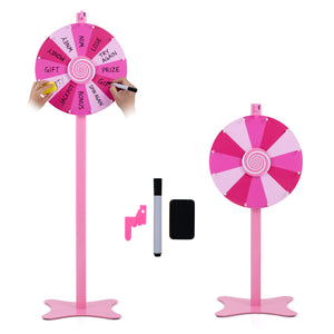 24 Inch Prize Wheel with Blackboard Marker and Eraser - Sturdy Build