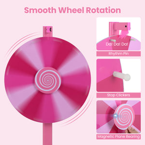 24 Inch Prize Wheel with Blackboard Marker and Eraser - Sturdy Build
