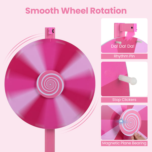 24 Inch Prize Wheel with Blackboard Marker and Eraser - Sturdy Build