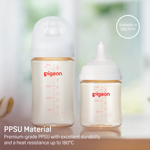 PPSU Wide Neck Baby Bottle for Newborns 2 Packs,5.4 Oz