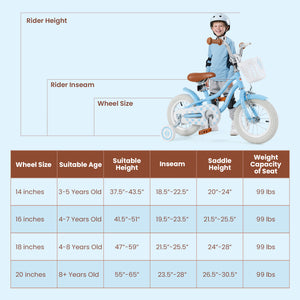 12-inch kids bike with adjustable handlebar and seat, perfect for children aged 3, shown at a 28-degree angle.