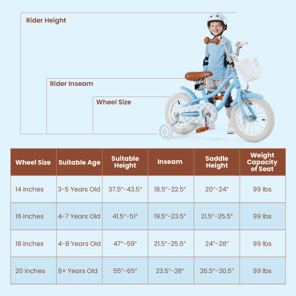 12-inch kids bike with adjustable handlebar and seat, perfect for children aged 3, shown at a 28-degree angle.