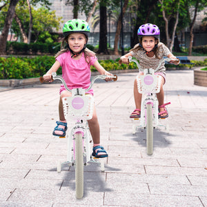 14 Inch Kid's Bike with Removable Training Wheels and Basket