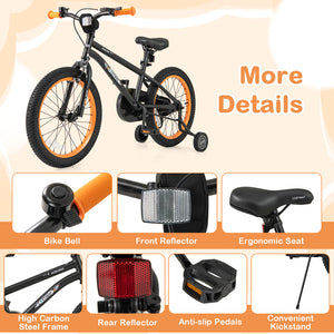 16-Inch Kids Bike Sport Bicycle for 4-7 Years Old with Adjustable Seat and Reflectors