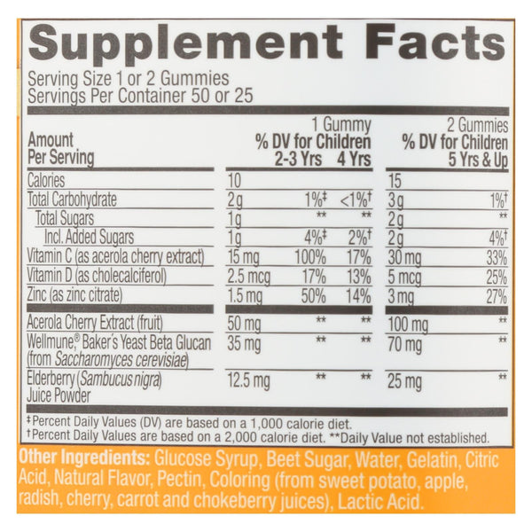 Olly Immunity Kids Gummy Vitamins - 50 Count (Pack of 3) for healthy immune support in children.