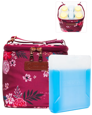 Sarah Wells Cold Gold Breastmilk Cooler – Insulated Milk Storage & Ice Pack – Machine Washable for Moms