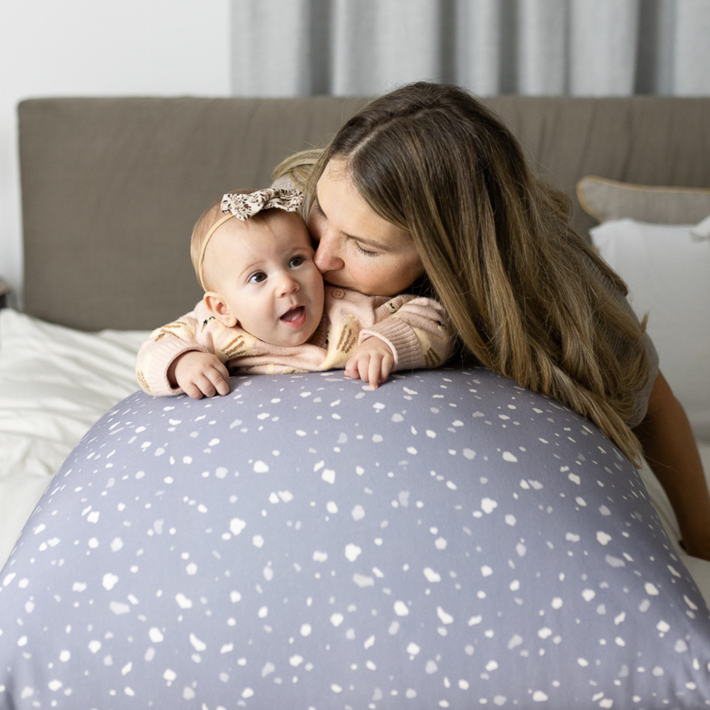 Terrazzo Slate Bean Bag for babies, stylish and comfortable seating for playtime and relaxation.