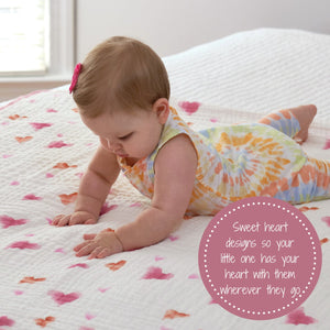 Heart Baby Muslin Quilt