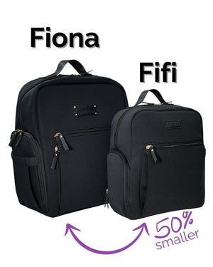 Sarah Wells Fifi Mini Breast Pump Bag – 13" Neoprene Backpack for Wearable Pumps – Insulated, Lightweight, Washable